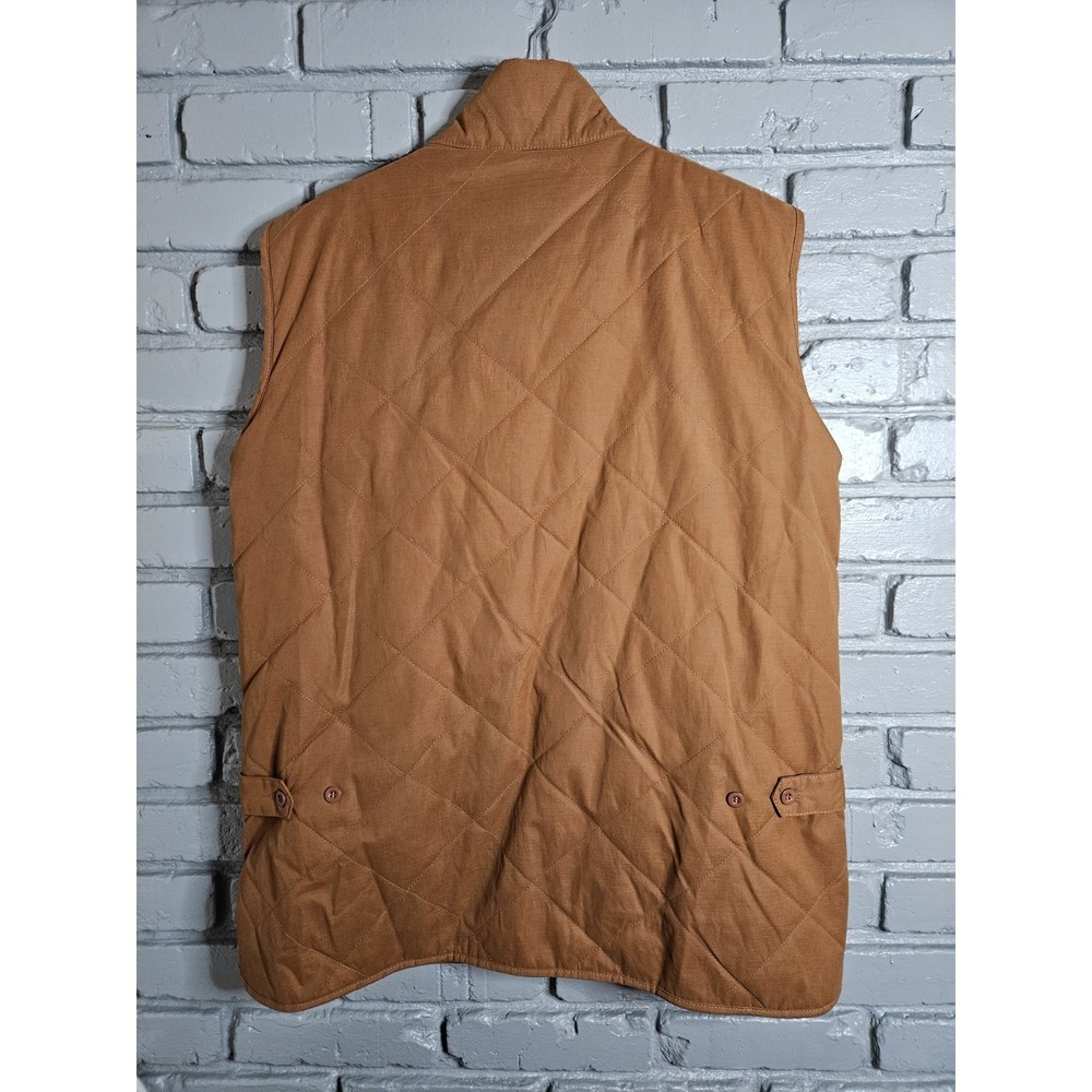 RPZN Men's Vest Chore Ranch Hunting Utility Brown Quilted Size L - Picture 4 of 6